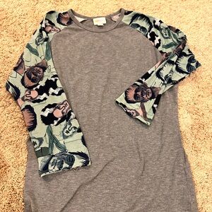 LuLaRoe Heather Gray Tee